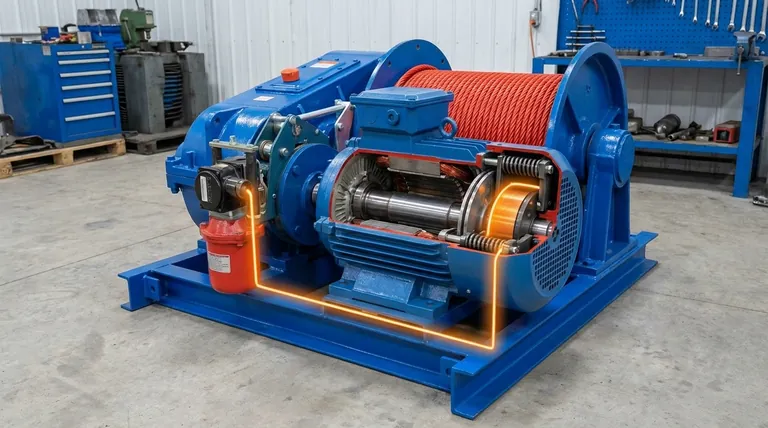 Dove si trova il freno in un verricello elettrico e come funziona? Garanzia di controllo del carico a prova di guasto