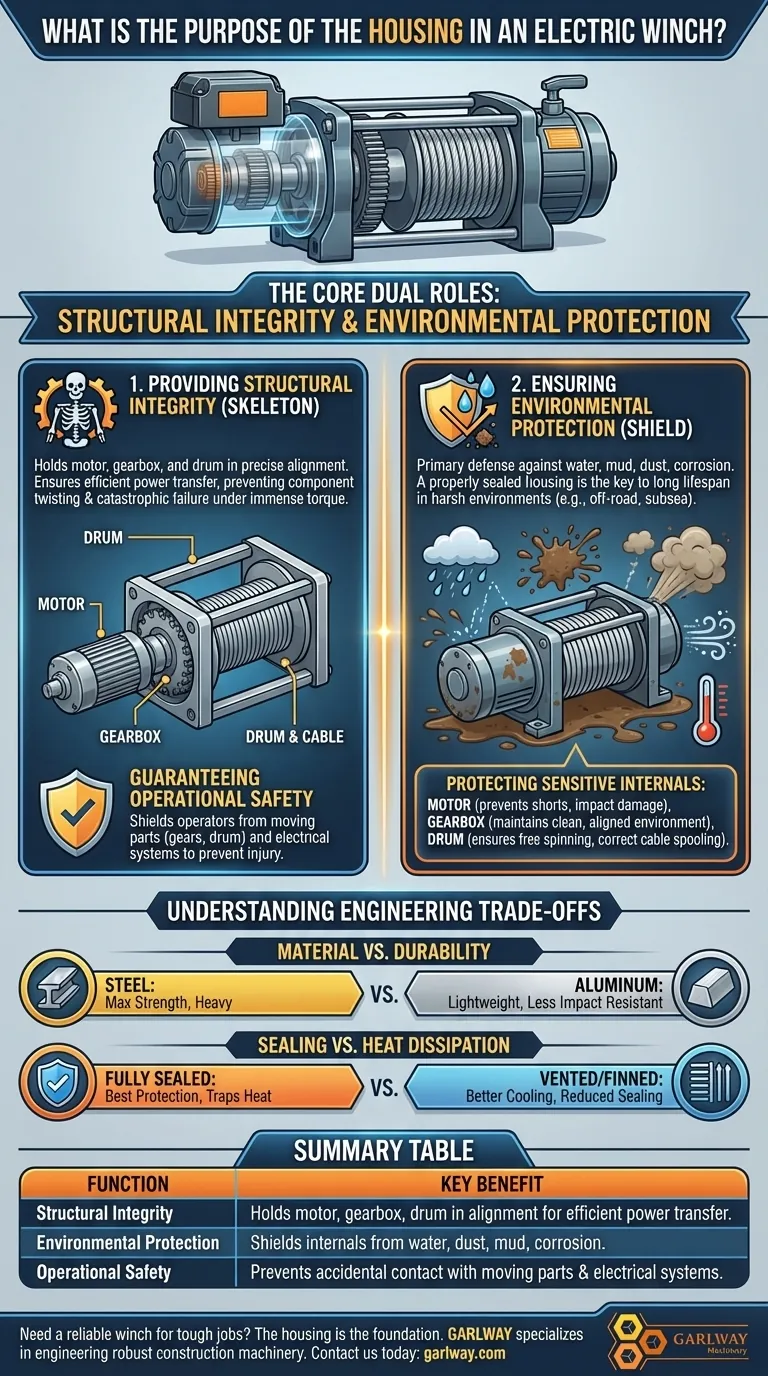 ما هو الغرض من غلاف الرافعة الكهربائية؟ ضمان المتانة والسلامة للرفع الثقيل دليل مرئي