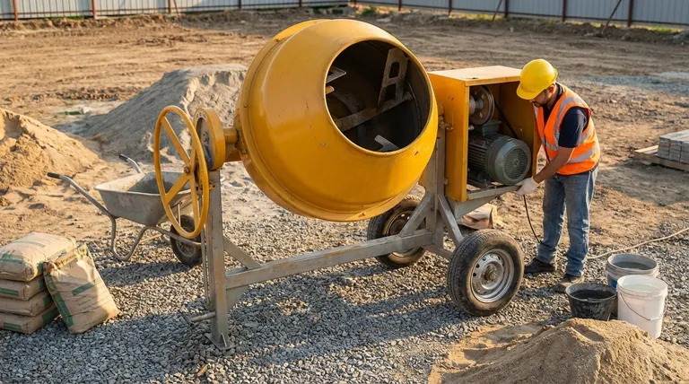 Quels sont les quatre principaux composants d'une bétonnière portable ? Construisez mieux le béton avec la bonne bétonnière