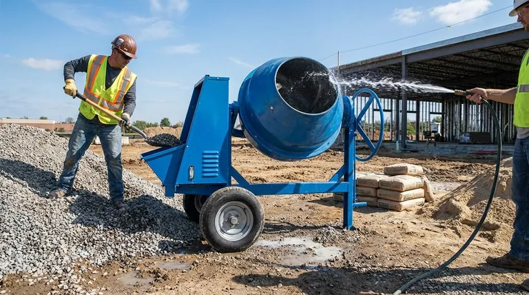 ¿Por qué es importante el orden de inserción de los materiales en la hormigonera? Garantiza resistencia y durabilidad