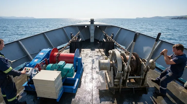 ¿Cuáles son las características clave de los molinetes eléctricos y manuales? Elegir el sistema de anclaje adecuado para su barco