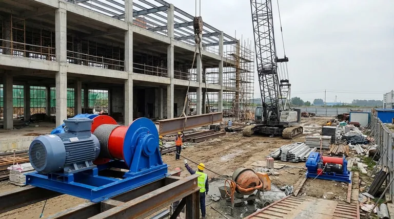 ¿Cómo se utiliza un cabrestante eléctrico en la industria de la construcción? Mejore la eficiencia y la seguridad del sitio