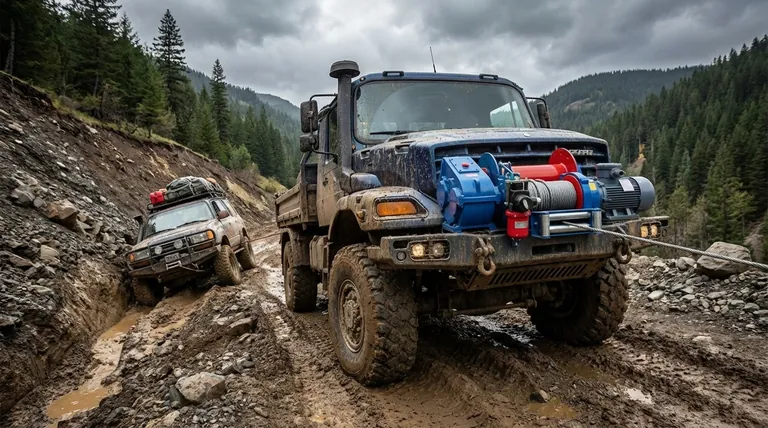十分な容量のウインチを選択することが重要なのはなぜですか?車両の安全かつ効果的な回収を確保する