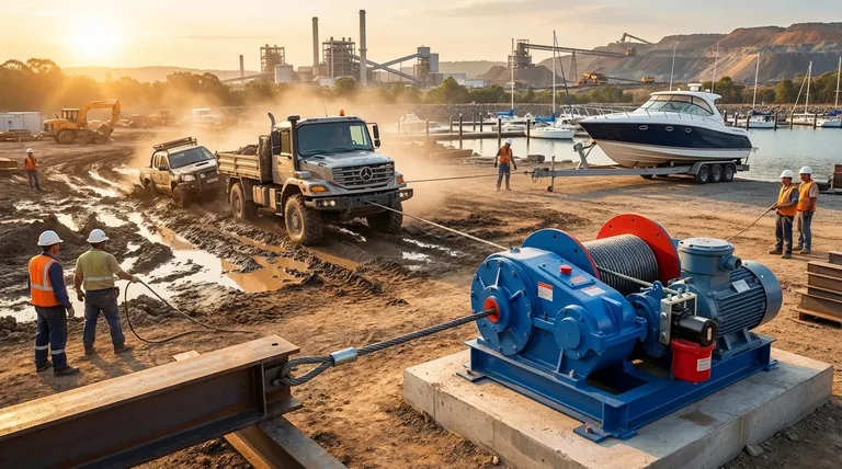 ¿Cuáles son las aplicaciones comunes de los cabrestantes eléctricos? Potencia tus tareas de elevación y arrastre