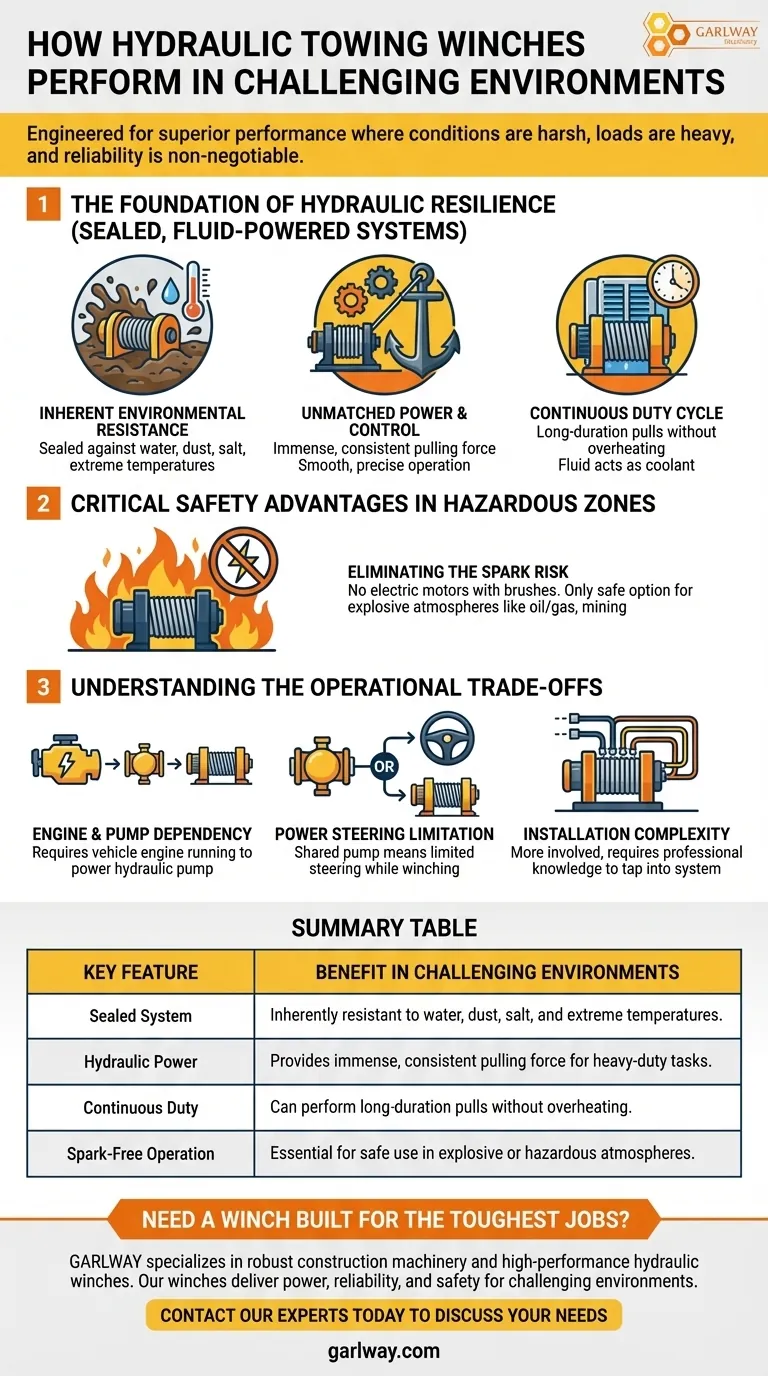 Comment les treuils de remorquage hydrauliques fonctionnent-ils dans des environnements difficiles ? Puissance et fiabilité inégalées Guide Visuel