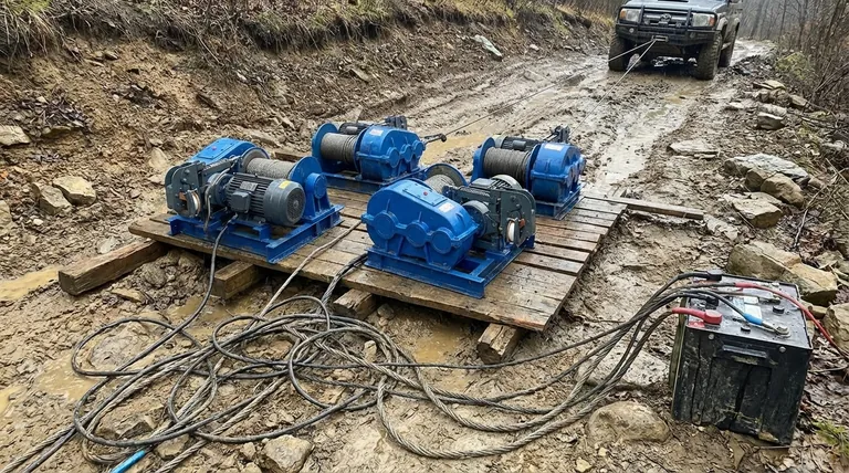 便携式绞盘设置可能存在哪些问题?避免不稳和断电