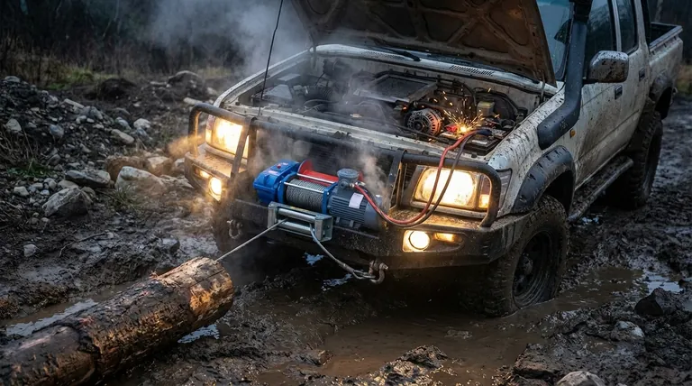 ウインチを車両の電気システムに接続する主な利点は何ですか?継続的なパワーで信頼性の高いリカバリーを実現