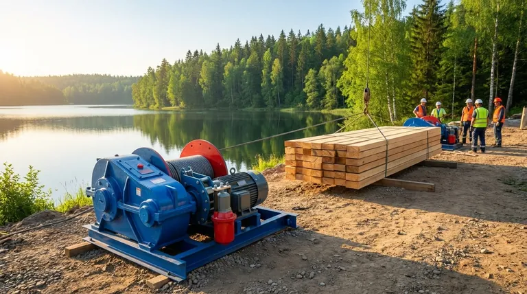 电动绞车的环境效益是什么?打造更清洁、更安静的施工现场