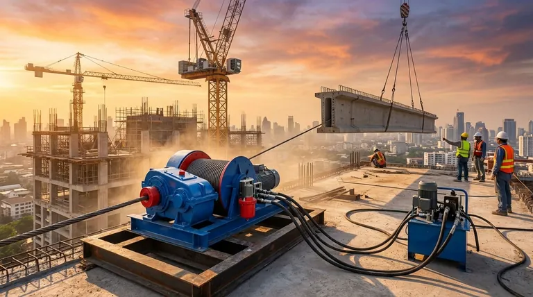 液压绞车如何使建筑和建造项目受益?实现无与伦比的力量和可靠性