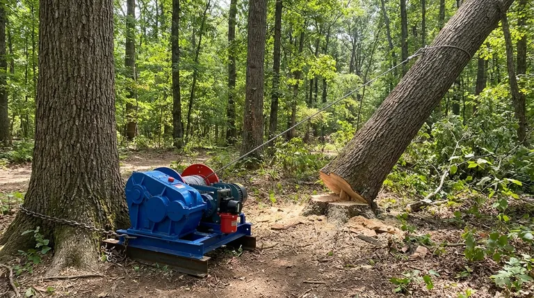 Comment les treuils peuvent-ils être utilisés pour l'enlèvement d'arbres et de souches ? Un guide pour une extraction contrôlée et sûre