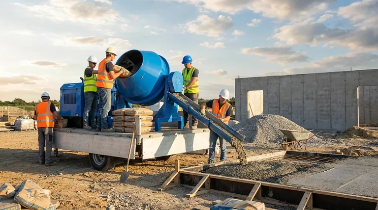 ¿Cuándo es beneficioso usar una hormigonera para un proyecto? Logra resultados profesionales con GARLWAY