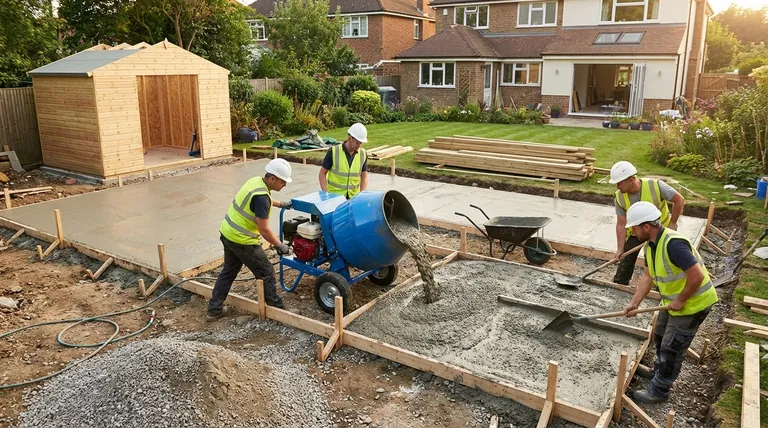¿Cuáles son algunos ejemplos de proyectos en los que se recomienda una hormigonera? Esencial para cimientos, entradas de vehículos y más