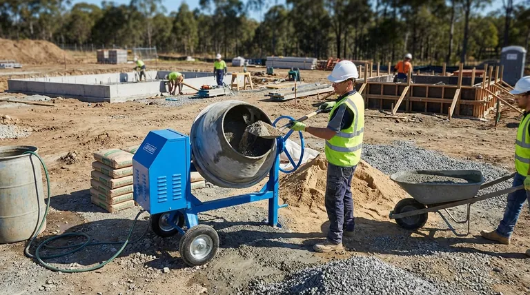 Comment mélanger efficacement le béton dans une bétonnière ? Maîtrisez le processus pour la qualité et la rapidité