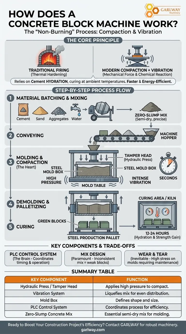 콘크리트 블록 기계는 어떻게 작동하나요? 효율적인 블록 생산 가이드 시각적 가이드