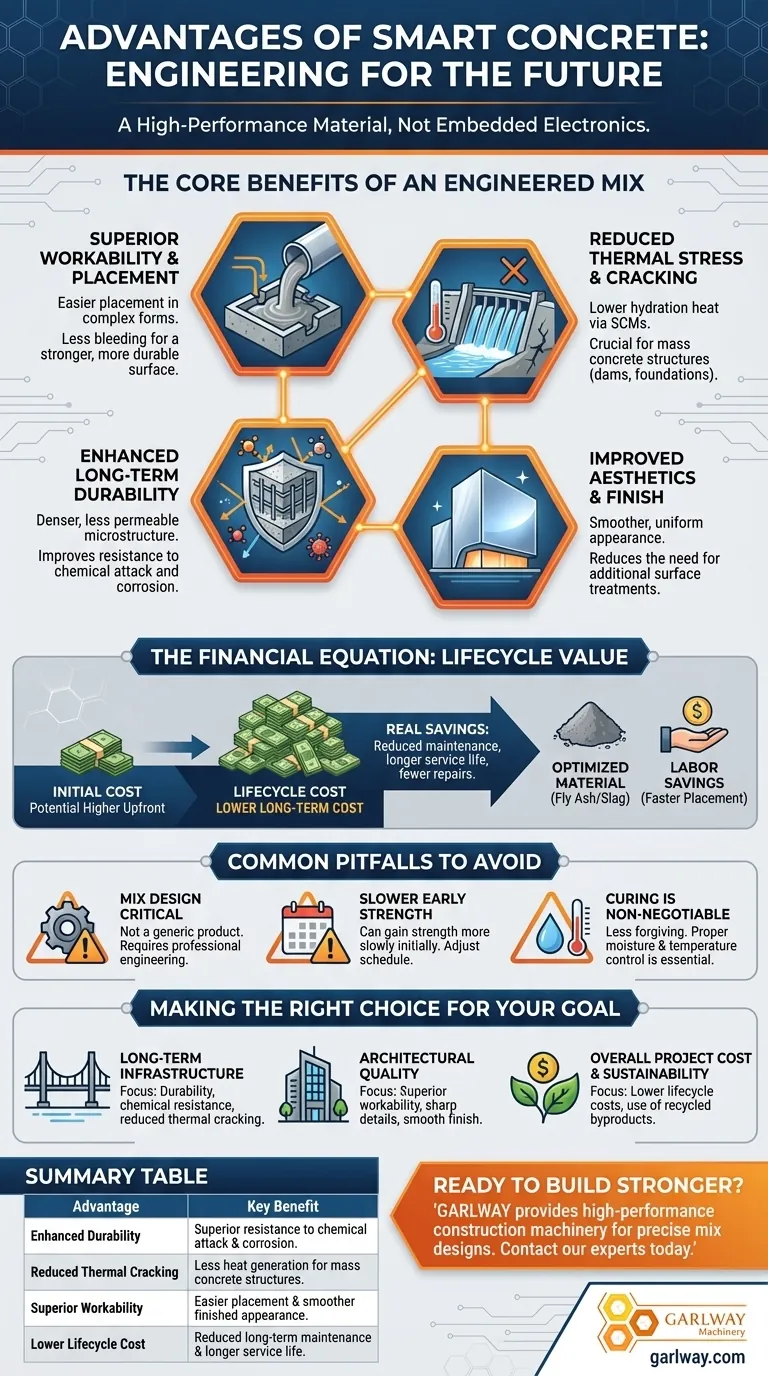 What are the advantages of smart concrete? Build Durable, Cost-Effective Structures Visual Guide