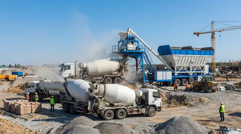 콘크리트 트럭의 종류는 무엇인가요? 타설에 적합한 트럭 선택하기