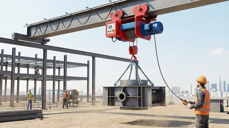 와이어 로프 호이스트의 최신 제어 시스템은 어떤 기능을 제공하나요? 안전 및 정밀도 향상