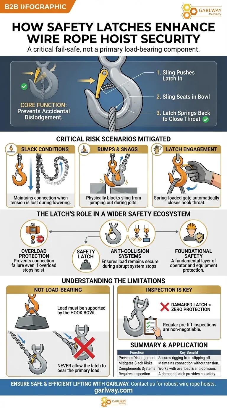안전 걸쇠는 와이어 로프 호이스트의 보안을 어떻게 강화합니까? 하중 미끄러짐 방지 및 안전 향상 시각적 가이드