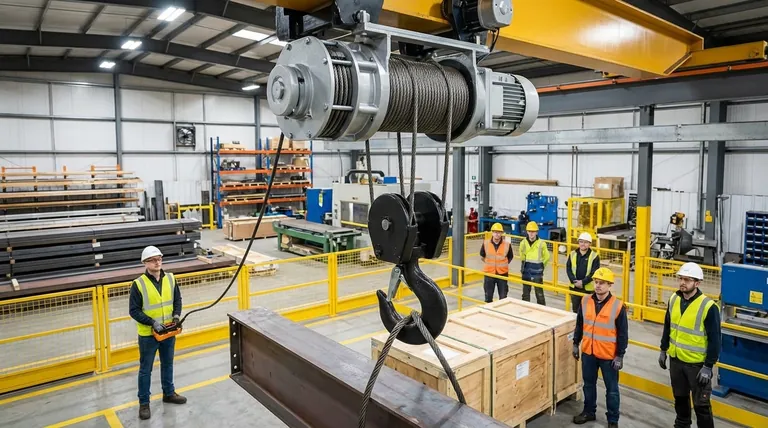 와이어 로프 호이스트 사용 시 안전을 우선시하는 것이 중요한 이유는 무엇인가요? 작업자와 자산 보호