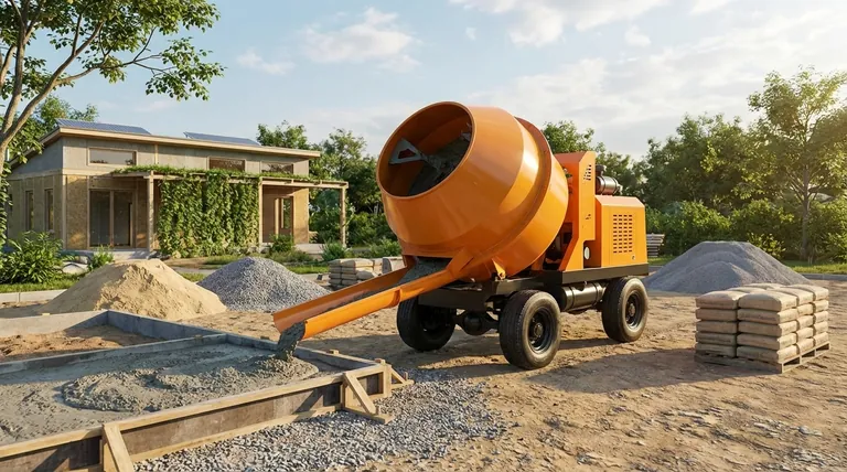 ما هي الميزات الصديقة للبيئة التي تتمتع بها خلاطات الخرسانة ذاتية التحميل؟ تقليل الانبعاثات والنفايات في الموقع