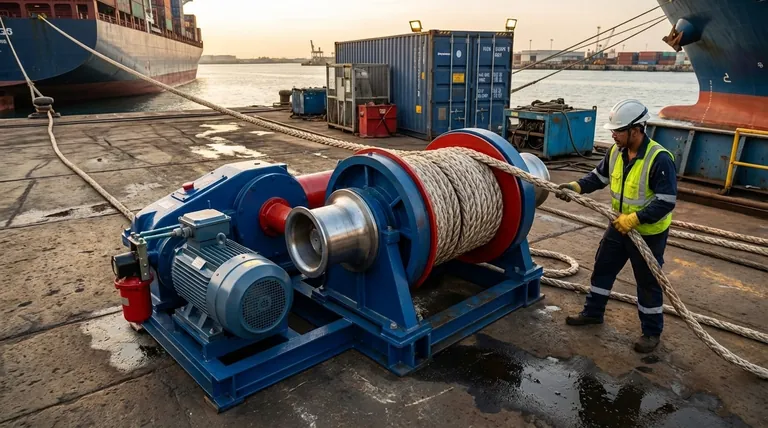 캡스턴 윈치는 무엇이며 그 특징은 무엇인가요? 무제한의 인발력과 제어력을 발휘하세요