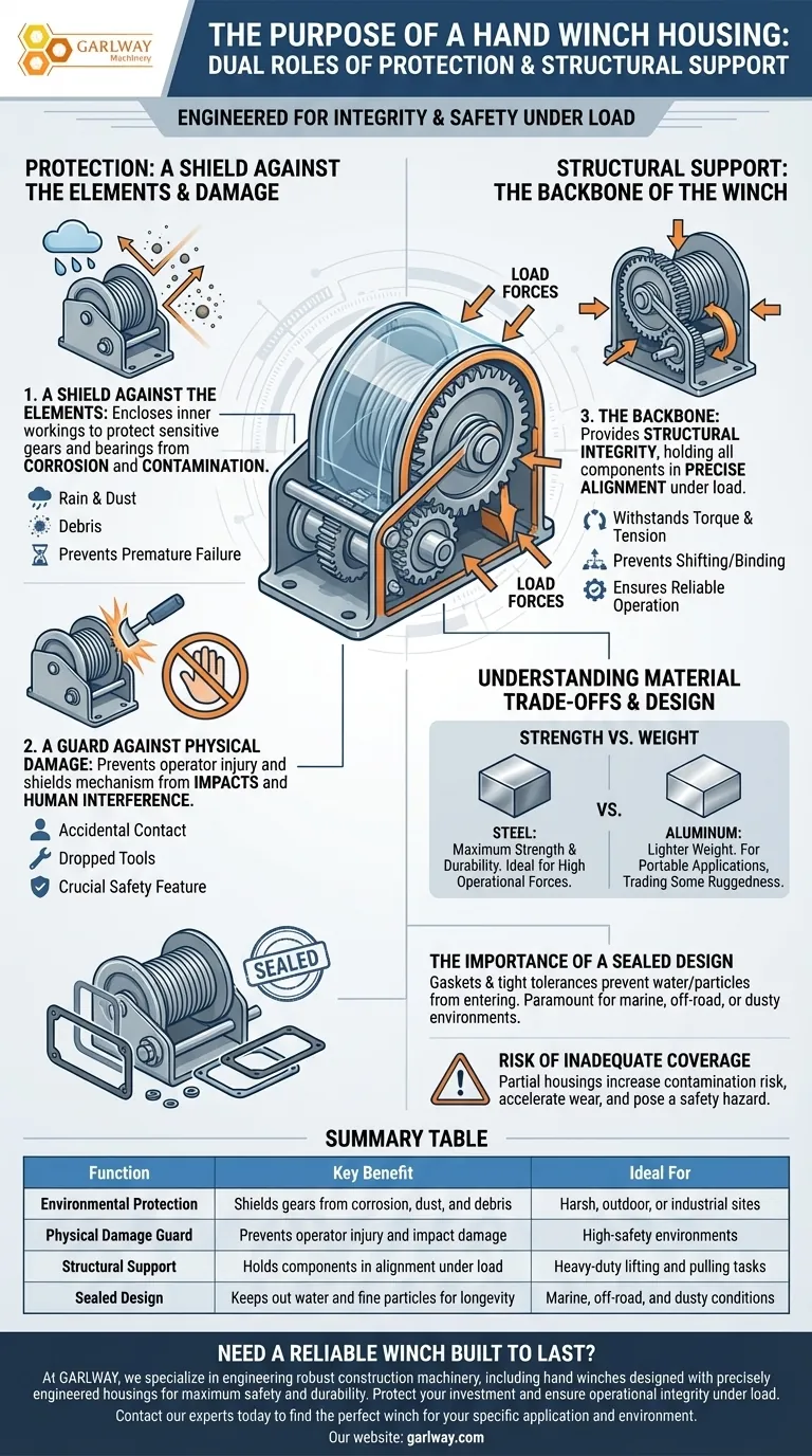 ハンドウインチのハウジングの目的は何ですか？安全性と耐久性を確保する ビジュアルガイド