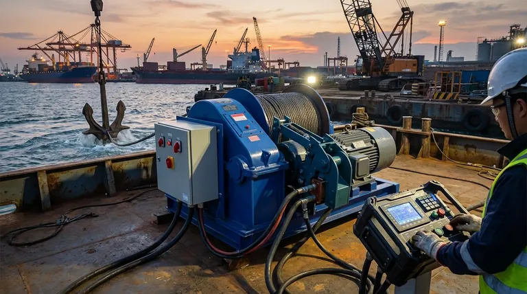 윈치 컨트롤러에 대한 권장 사항은 무엇인가요? 안전한 작업을 위한 안정적인 시스템 구축