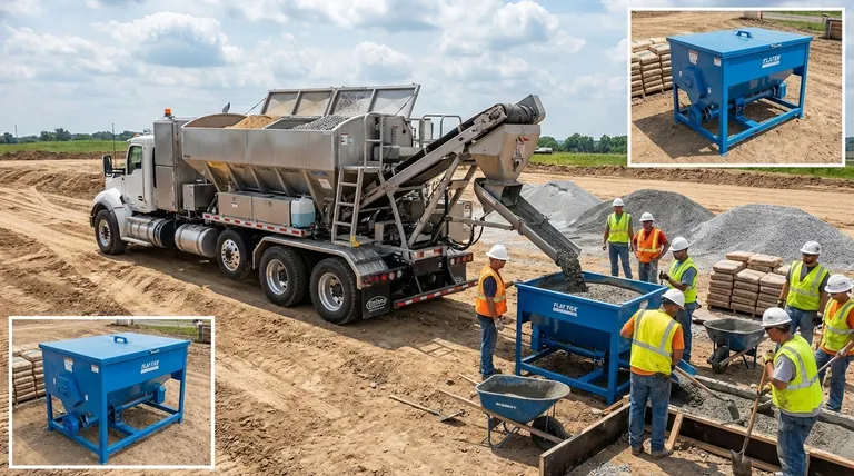Comment fonctionne un malaxeur à béton volumétrique ? Béton à la demande pour zéro déchet et une flexibilité maximale