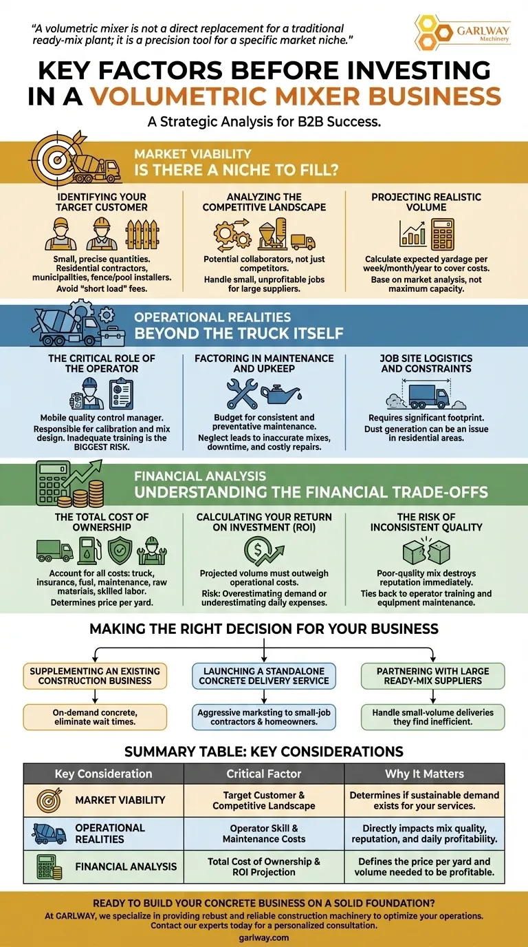 볼류메트릭 믹서 사업 투자 전 고려해야 할 요소는 무엇인가요? 수익성 계획 시각적 가이드