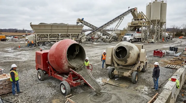 What are the main categories of drum mixer machines? Choose the Right Mixer for Your Project Scale and Precision