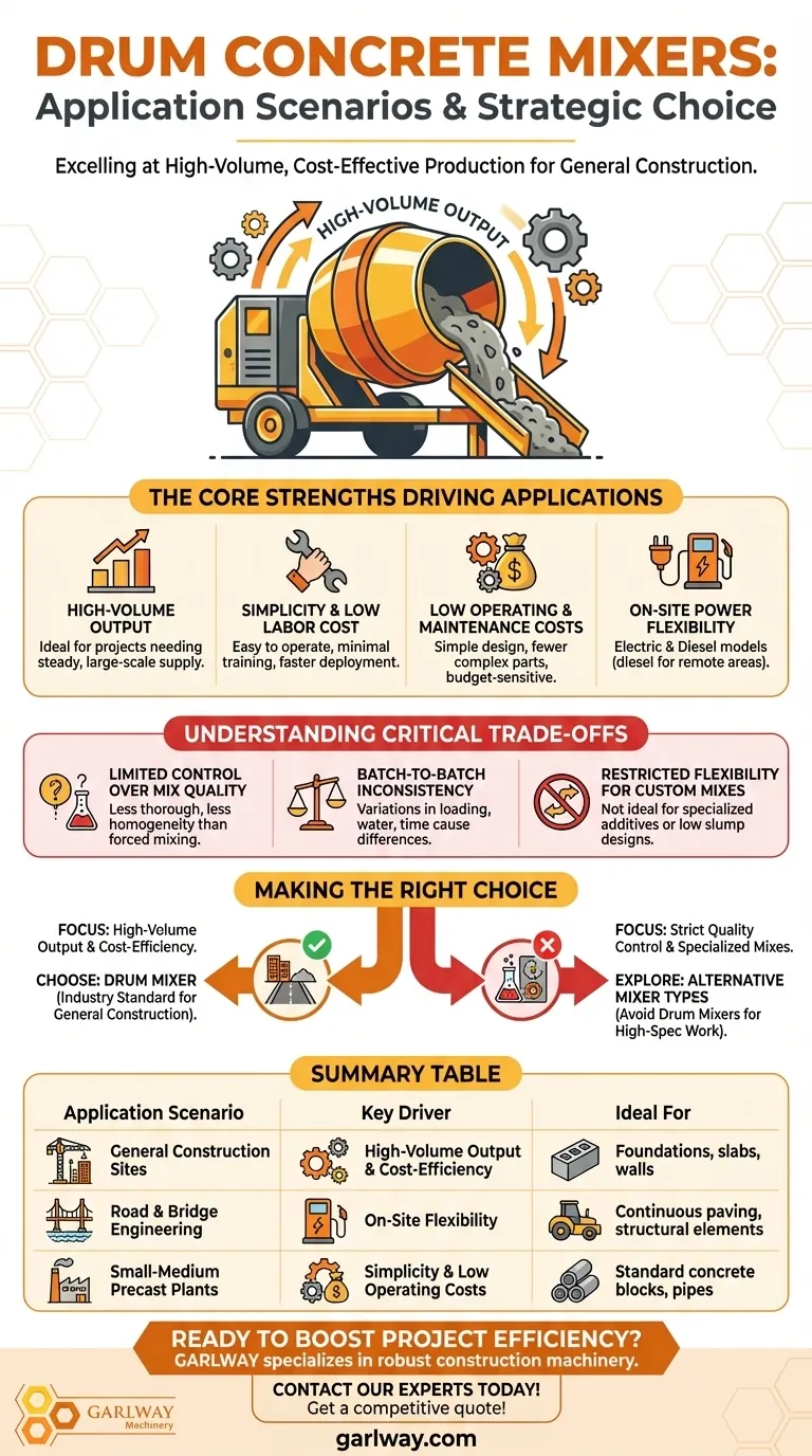 Quels sont les scénarios d'application des bétonnières à tambour ? Optimisez vos projets de construction Guide Visuel