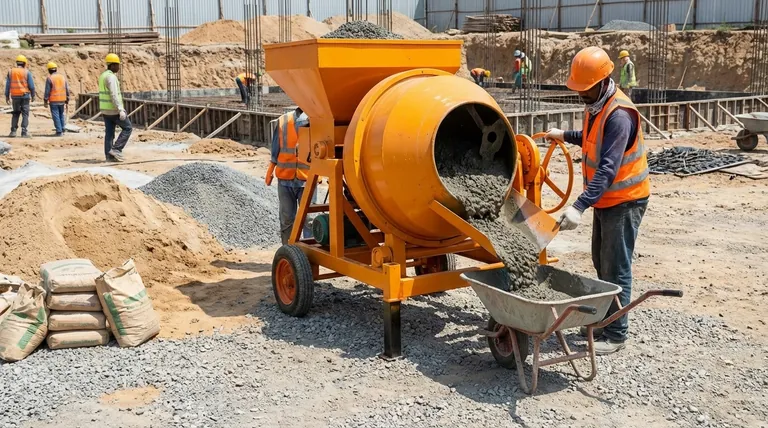 고정식 드럼 믹서의 특징은 무엇인가요? 단순함과 신뢰성을 발견하세요