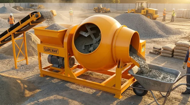 기울어지지 않는 드럼 믹서의 작동 방식은 무엇인가요? 간단하고 신뢰할 수 있는 콘크리트 혼합을 알아보세요.
