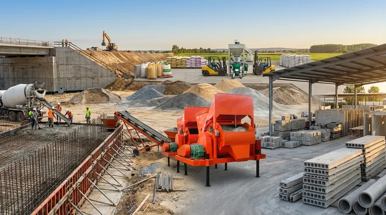 드럼 콘크리트 믹서가 활용되는 산업 솔루션은 무엇인가요? 건설을 넘어 다양한 혼합까지