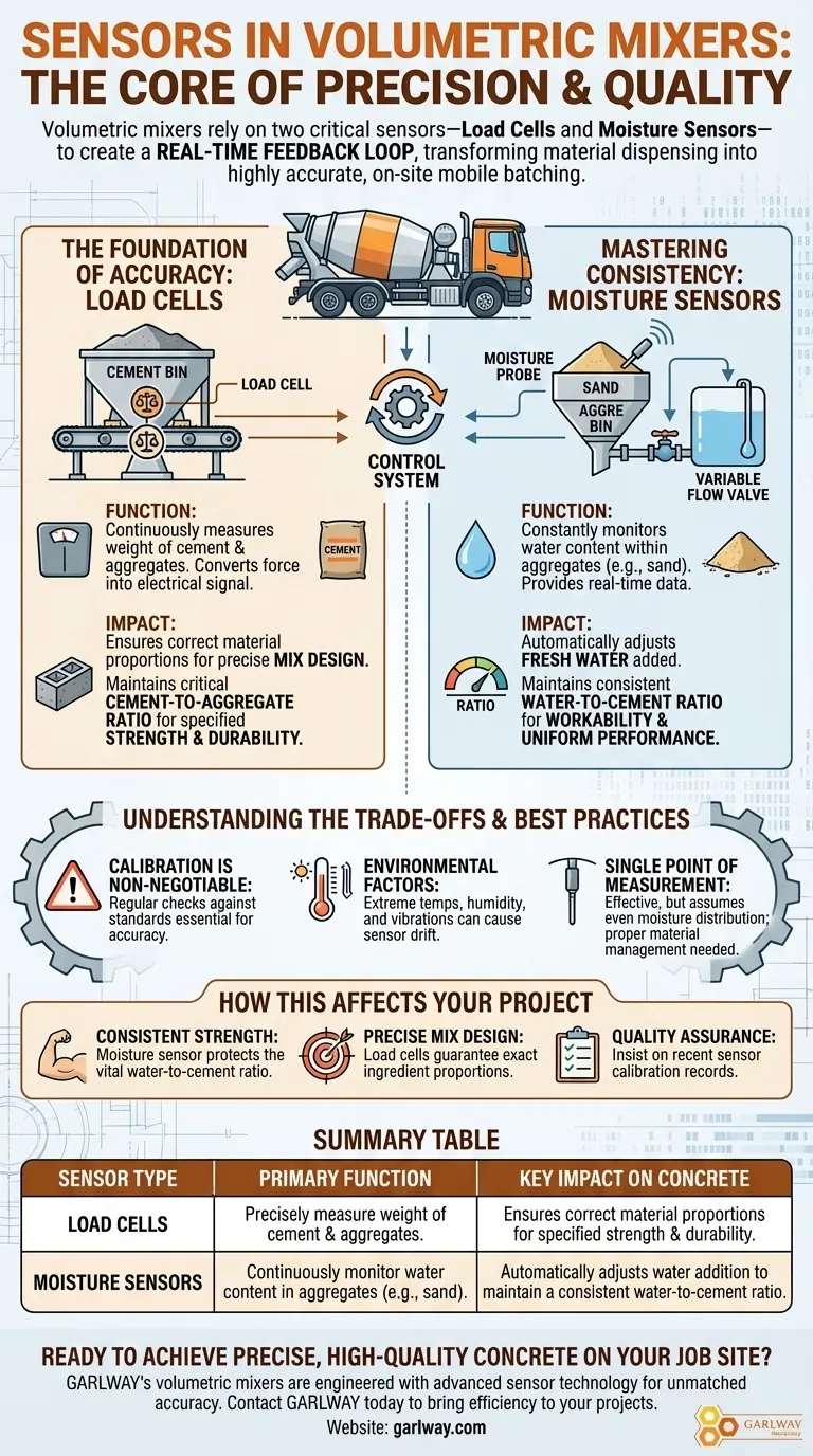 부피 믹서에 사용되는 센서 유형은 무엇인가요? 현장에서 정밀도와 품질을 보장하세요. 시각적 가이드