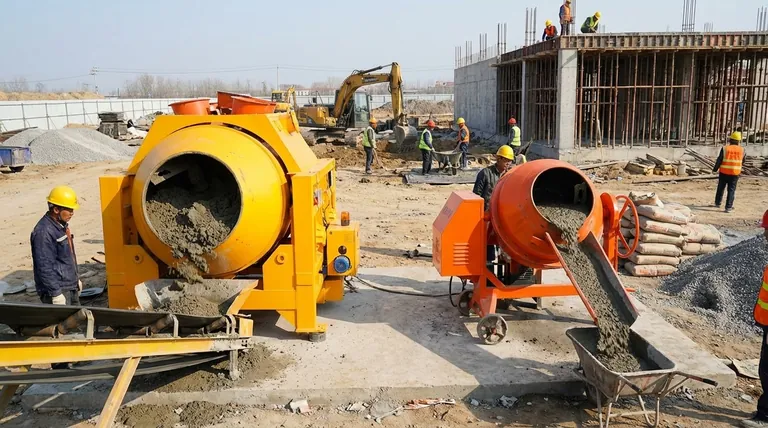 되감기 드럼 믹서는 기울이지 않는 믹서와 어떻게 다릅니까? 프로젝트에 맞는 콘크리트 믹서를 선택하세요.