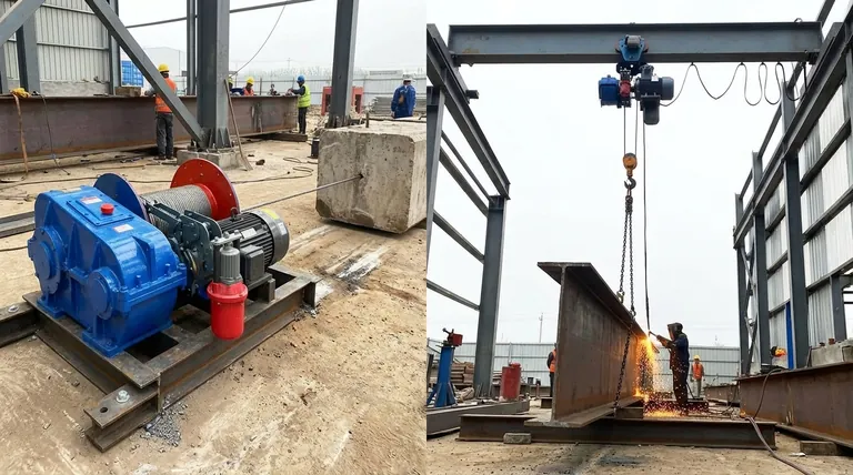 ¿Cómo difiere el modo de operación entre un cabrestante eléctrico y un polipasto eléctrico? Una guía de seguridad