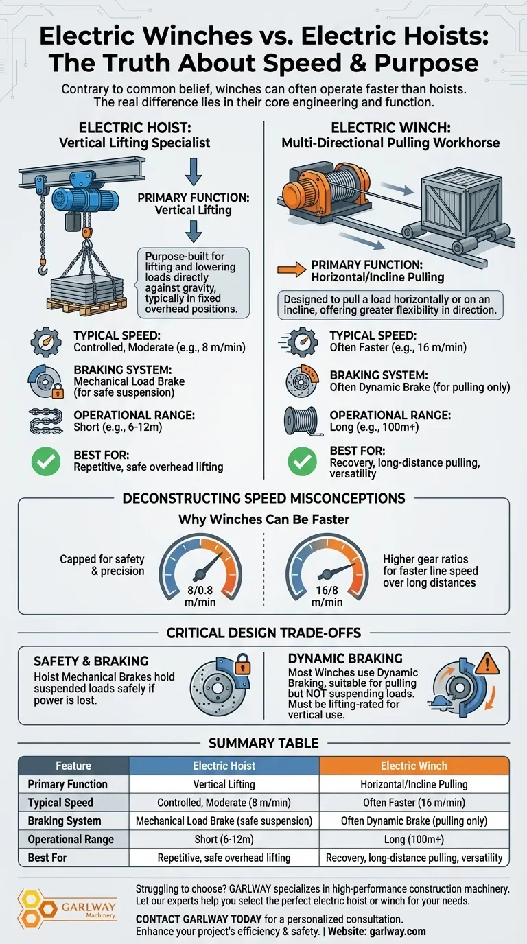 電動ウインチと電動ホイストの走行速度の違いは何ですか？あなたの仕事に最適なツールを見つけましょう ビジュアルガイド