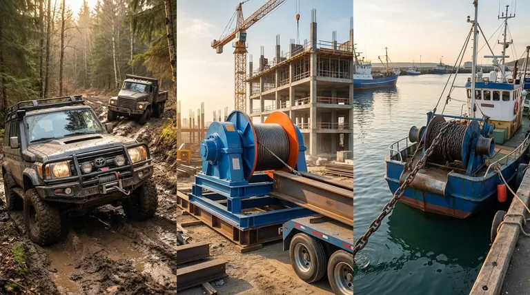 전기 윈치의 일반적인 용도는 무엇인가요? 정밀하게 프로젝트에 동력을 공급하세요