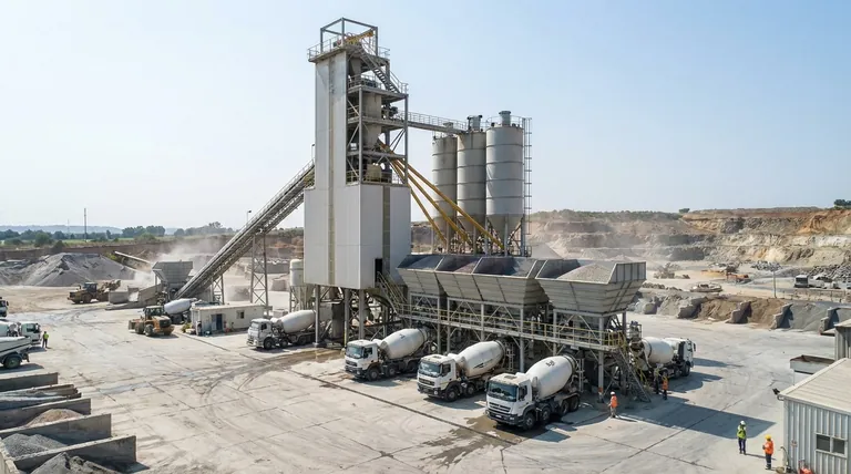 수직 콘크리트 혼합 플랜트는 어디에 사용해야 합니까? 대규모 상업 및 산업 프로젝트용