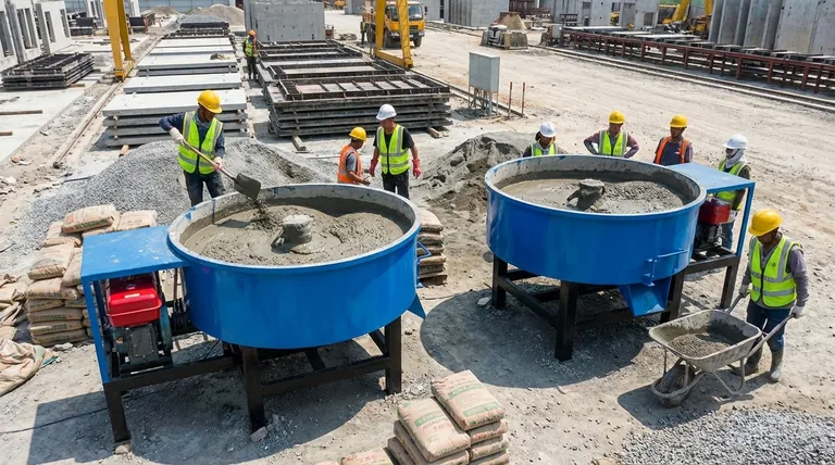 행성 믹서는 어떤 재료에 사용됩니까? 고성능 콘크리트 및 내화물 완벽 혼합