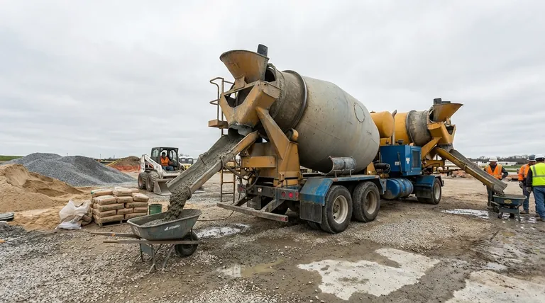 ما هو خلاط الأسطوانة العكسي؟ دليل لخلط الخرسانة عالي الجودة