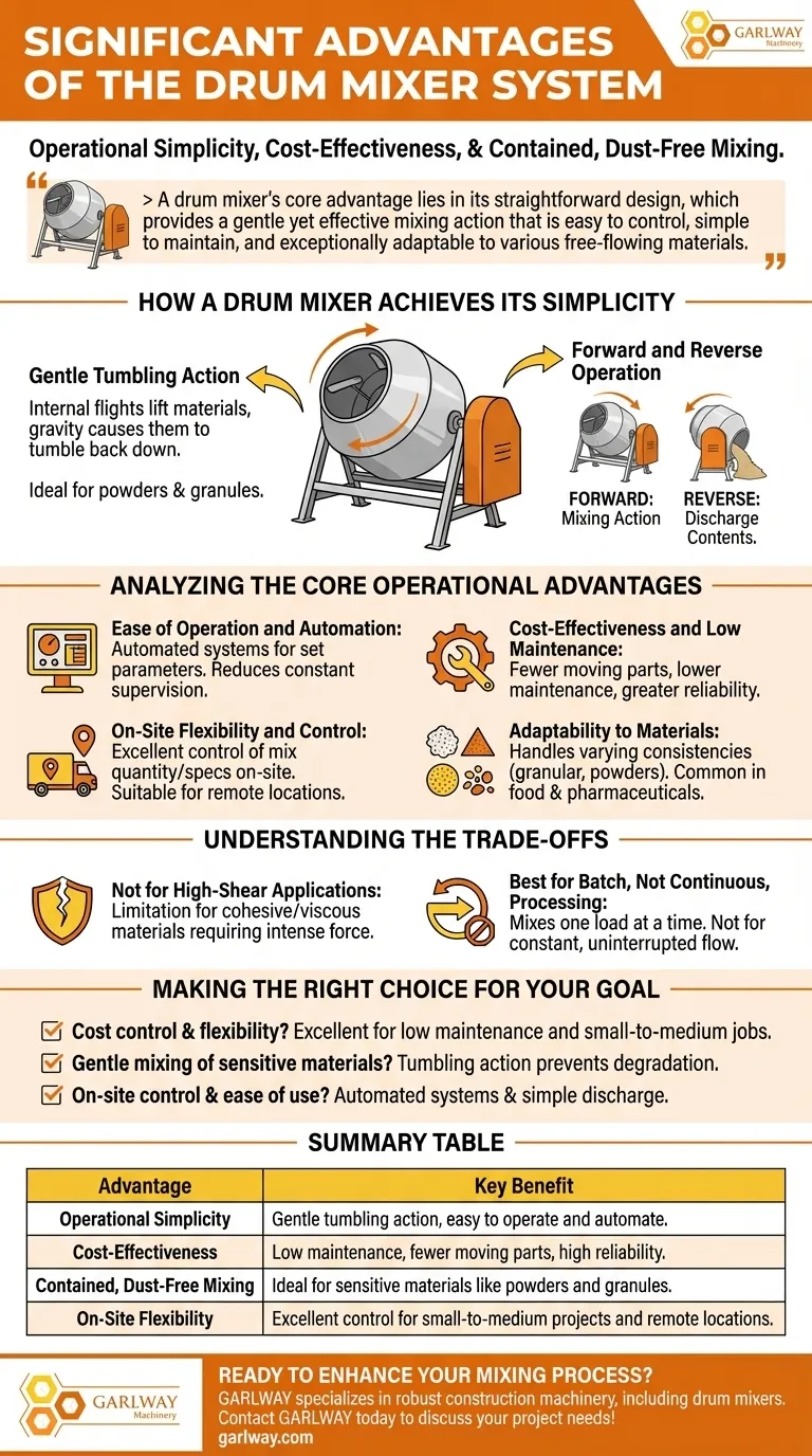 ما هي الميزة الهامة لنظام خلاط الأسطوانة؟ اكتشف البساطة والفعالية من حيث التكلفة دليل مرئي