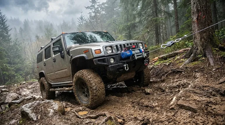 필요한 윈치 크기를 어떻게 결정합니까? 안전한 회수를 위해 GVWR x 1.5 규칙을 사용하십시오.