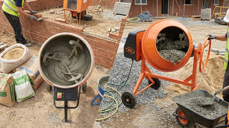¿Cuáles son las principales diferencias entre las mezcladoras de mortero y las mezcladoras de hormigón? Elija la mezcladora adecuada para su trabajo