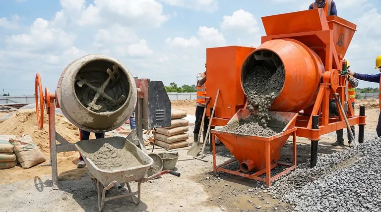 Comment le mécanisme de mélange diffère-t-il entre les mélangeurs de mortier et de béton ? Choisissez le bon mélangeur pour votre projet
