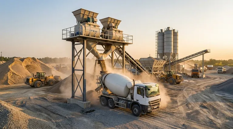 건식 배치 플랜트 사용의 이점은 무엇인가요? 고속, 비용 효율적인 콘크리트 생산 달성