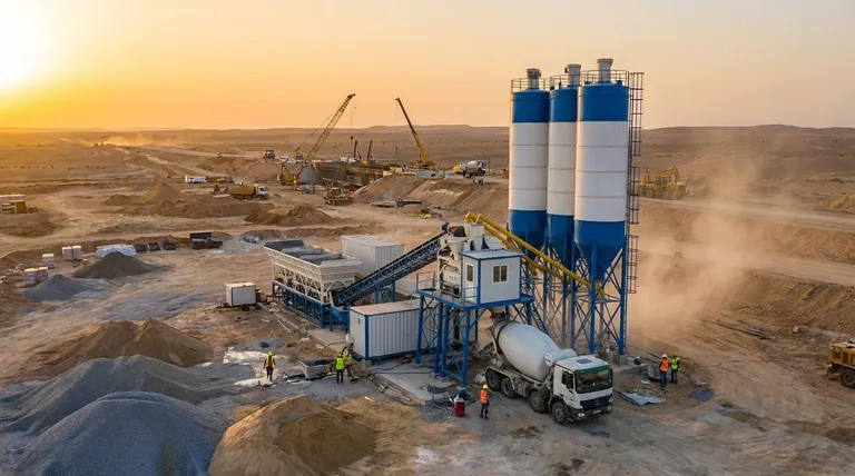 콘크리트 혼합 플랜트 컨테이너 사용의 주요 이점은 무엇인가요? 현장 효율성 증대 및 비용 절감