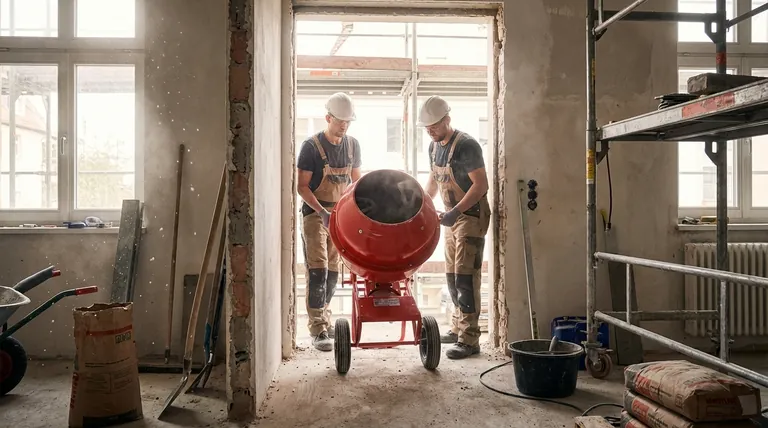 Comment la conception des mélangeurs de mortier améliore-t-elle la portabilité ? Conçu pour une maniabilité facile sur les chantiers restreints