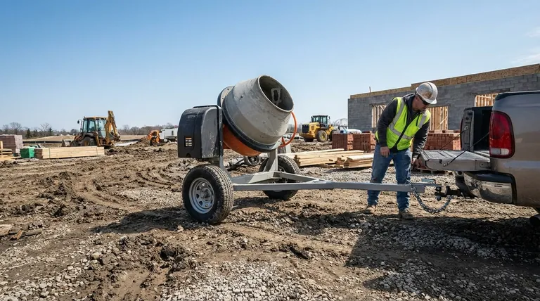 Quelles caractéristiques de conception améliorent la mobilité des bétonnières ? Optimisez l'efficacité sur le chantier grâce à la bonne conception.
